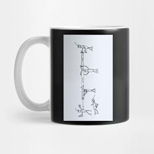 Favorite Robot Art Supply Mug